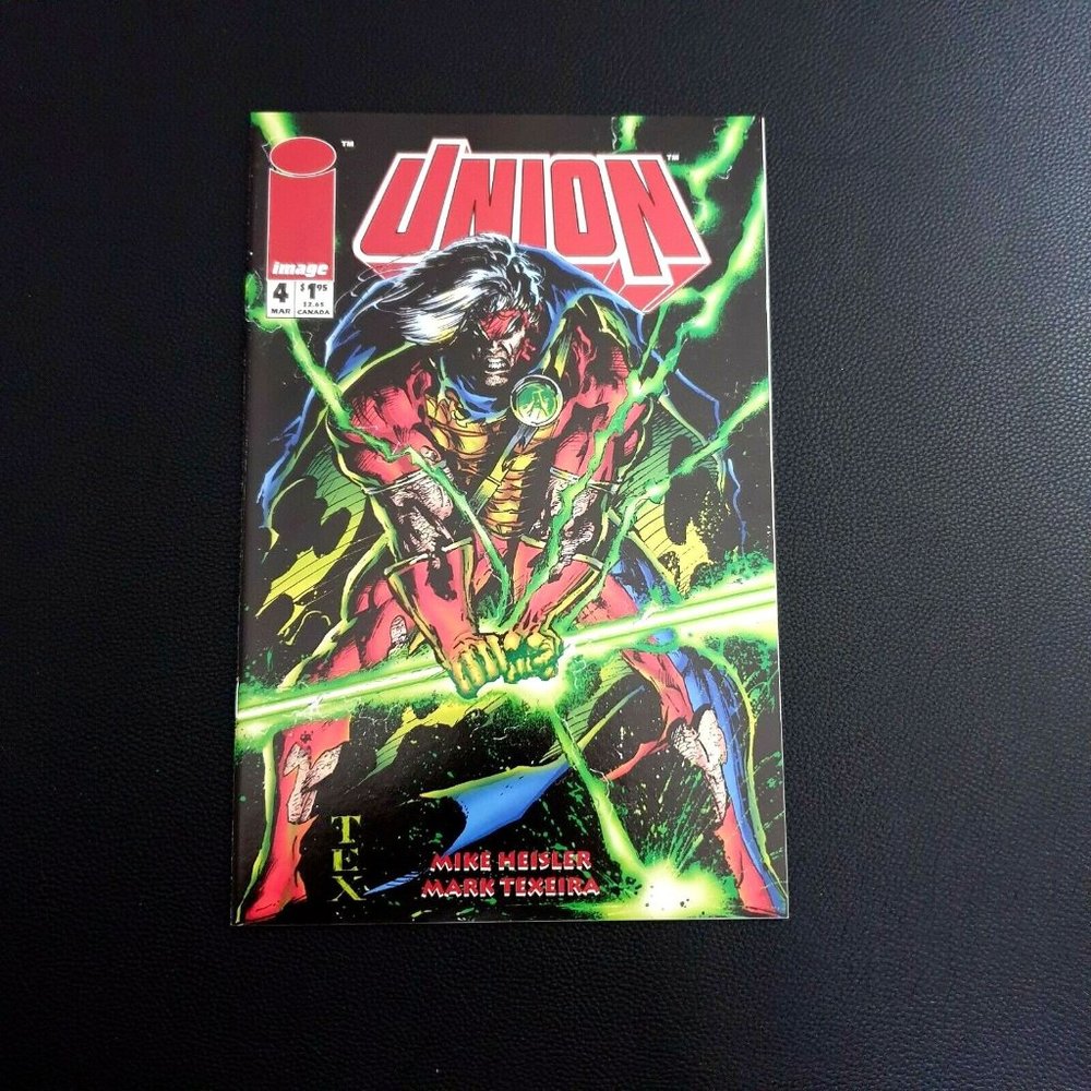 Image Comics Union 4 March 1993 Texiera Heisler Collection Book Bagged Board